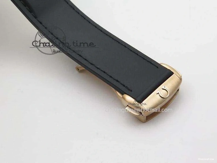 0112 Bright Planet Ocean Professional Rose Gold Liquid Metal V6F 45mm on Black Rubber Strap A 8287